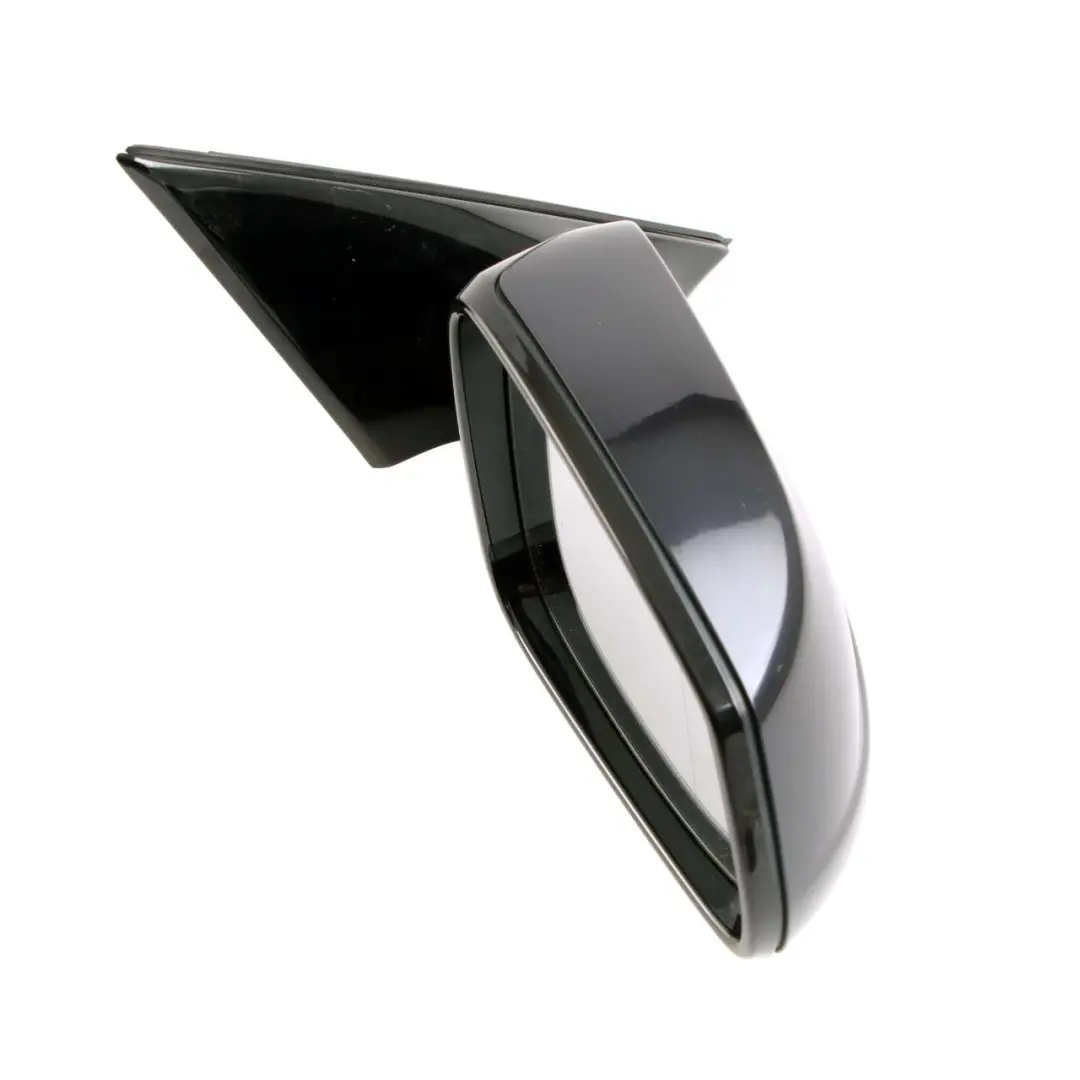 BMW F10 F11 Heated Right Wing Mirror O/S High Gloss Carbonschwarz Carbon Black - SKU rhd-7268250-CAR - Part number 7268250