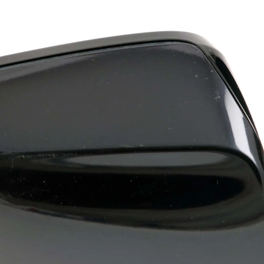 BMW F10 F11 Heated Right Wing Mirror O/S High Gloss Carbonschwarz Carbon Black - SKU rhd-7268250-CAR - Part number 7268250