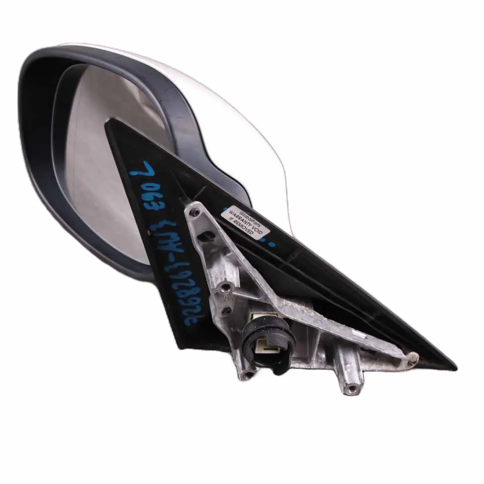  Door Wing Mirror BMW E90 E91 LCI Heated Left N/S Alpinweiss Alpine White 300 - SKU rhd-7268263-AW3 - Part number 7268263