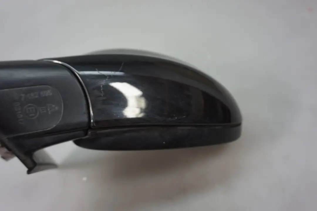 Heated Left Wing Mirror N/S Black Sapphire Metallic 475 to BMW 3 Series E90 E91 LCI with Part number 7268263 BMW 3 Series E90 E91 LCI Heated Left Wing Mirror N/S Black Sapphire Metallic 475 - SKU rhd-7268263-BS3 - Part number 7268263