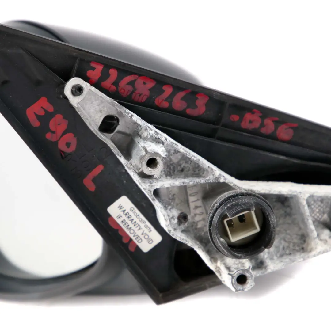 Wing Mirror BMW E90 E91 LCI Heated Left N/S Door Black Sapphire Metallic to with Part number 7268263 Wing Mirror BMW E90 E91 LCI Heated Left N/S Door Black Sapphire Metallic - SKU rhd-7268263-BS6 - Part number 7268263