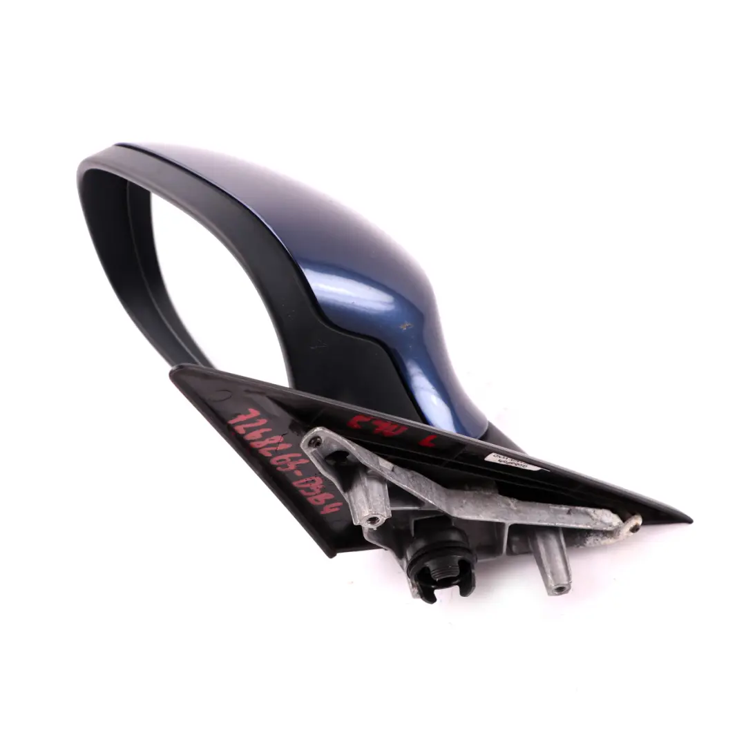 Left Wing Mirror N/S Tiefseeblau Deep Sea Blue A76 to BMW 3 Series 4 E90 E91 LCI with Part number 7268263 BMW 3 Series 4 E90 E91 LCI Left Wing Mirror N/S Tiefseeblau Deep Sea Blue A76 - SKU rhd-7268263-DSB4 - Part number 7268263