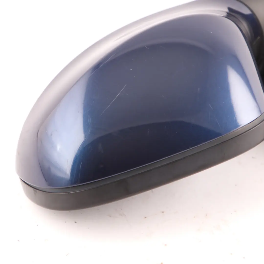 Heated Left Wing Mirror N/S Tiefseeblau Deep Sea Blue to BMW 3 Series E90 E91 LCI with Part number 7268263 BMW 3 Series E90 E91 LCI Heated Left Wing Mirror N/S Tiefseeblau Deep Sea Blue - SKU rhd-7268263-DSB - Part number 7268263