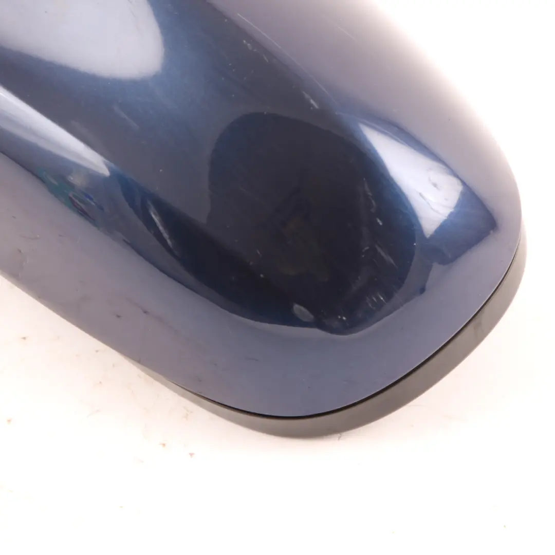 BMW 3 Series E90 E91 LCI Heated Left Wing Mirror N/S Tiefseeblau Deep Sea Blue - SKU rhd-7268263-DSB - Part number 7268263