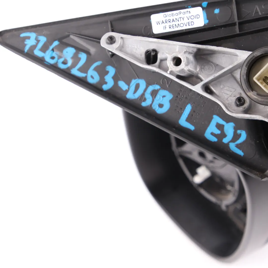 Heated Left Wing Mirror N/S Tiefseeblau Deep Sea Blue to BMW 3 Series E90 E91 LCI with Part number 7268263 BMW 3 Series E90 E91 LCI Heated Left Wing Mirror N/S Tiefseeblau Deep Sea Blue - SKU rhd-7268263-DSB - Part number 7268263