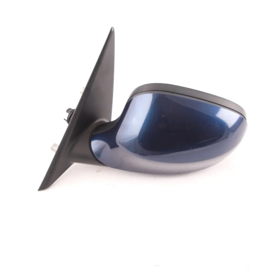 Heated Left Wing Mirror N/S Tiefseeblau Deep Sea Blue to BMW 3 Series E90 E91 LCI with Part number 7268263 BMW 3 Series E90 E91 LCI Heated Left Wing Mirror N/S Tiefseeblau Deep Sea Blue - SKU rhd-7268263-DSB - Part number 7268263