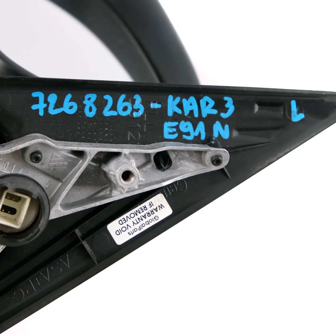 Heated Left N/S Wing Mirror Karmesinrot Crimson Red to BMW 3 Series E90 E91 LCI 3 with Part number 7268263 BMW 3 Series E90 E91 LCI 3 Heated Left N/S Wing Mirror Karmesinrot Crimson Red - SKU rhd-7268263-KAR3 - Part number 7268263