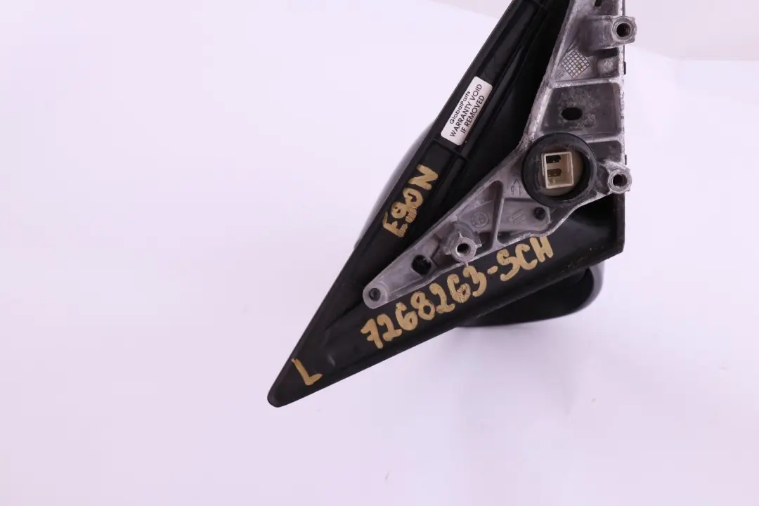 BMW 3 Series E90 E91 LCI Heated Left Wing Mirror N/S Schwarz 2 Black 668 - SKU rhd-7268263-SCH - Part number 7268263