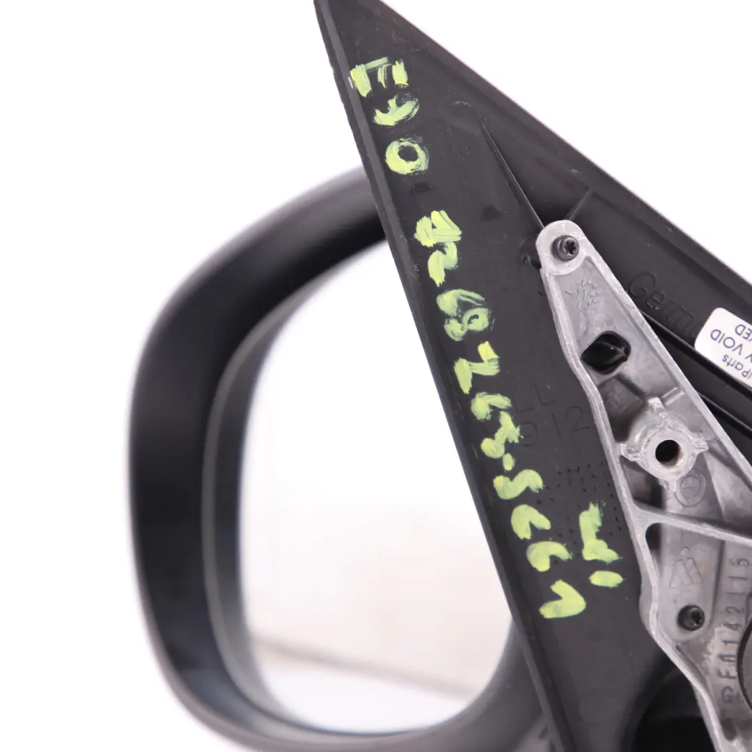 Heated Left Wing Mirror N/S Schwarz 2 Black 668 to BMW 3 Series 1 E90 E91 LCI with Part number 7268263 BMW 3 Series 1 E90 E91 LCI Heated Left Wing Mirror N/S Schwarz 2 Black 668 - SKU rhd-7268263-SCH1 - Part number 7268263