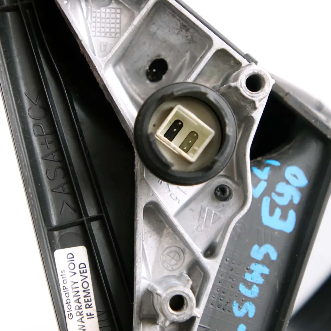 Heated Left Wing Mirror N/S Schwarz 2 Black 668 to BMW 3 Series 5 E90 E91 LCI with Part number 7268263 BMW 3 Series 5 E90 E91 LCI Heated Left Wing Mirror N/S Schwarz 2 Black 668 - SKU rhd-7268263-SCH5 - Part number 7268263