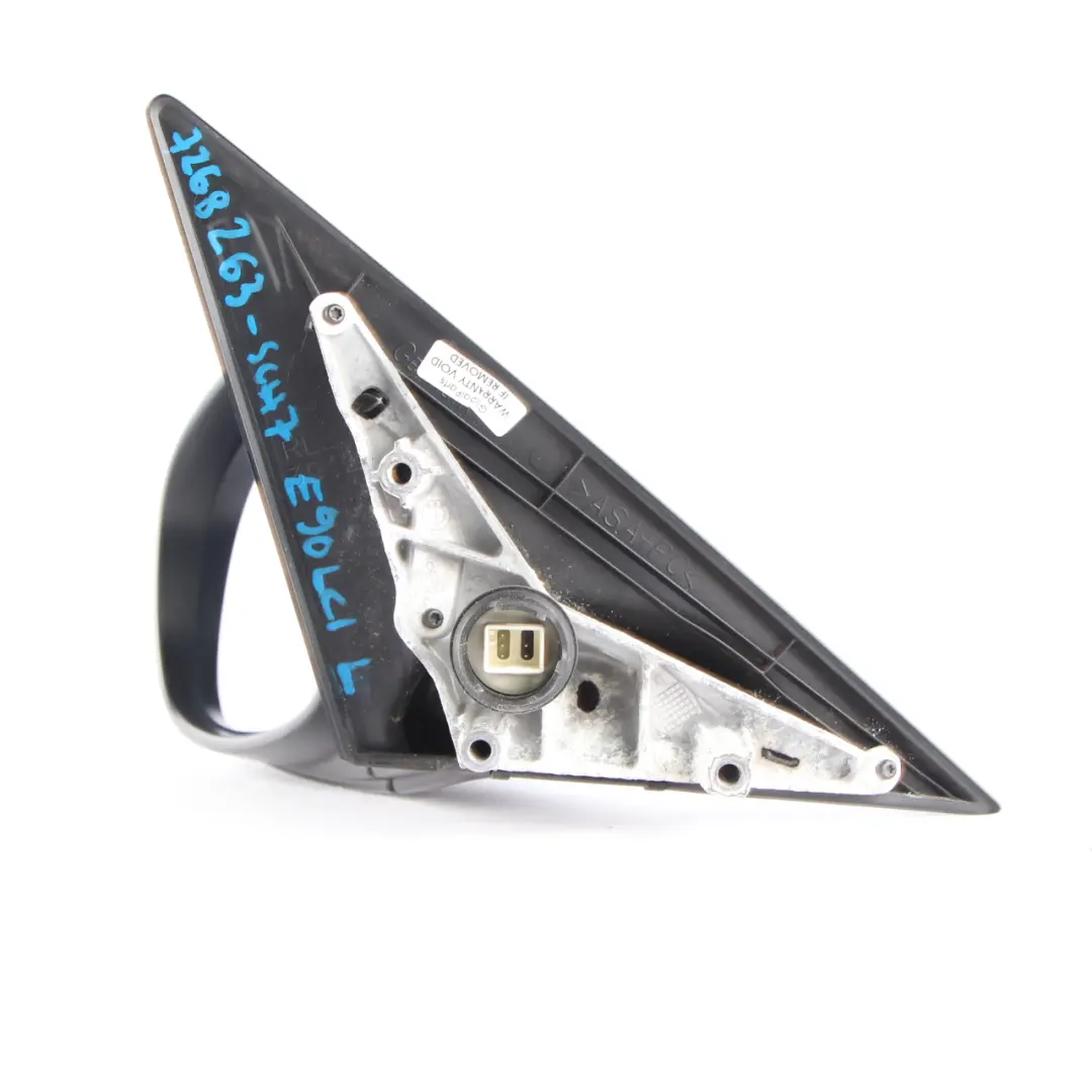 Wing Mirror Door BMW E90 E91 LCI 6 Heated Left N/S Schwarz 2 Black 668 to with Part number 7268263 Wing Mirror Door BMW E90 E91 LCI 6 Heated Left N/S Schwarz 2 Black 668 - SKU rhd-7268263-SCH7 - Part number 7268263