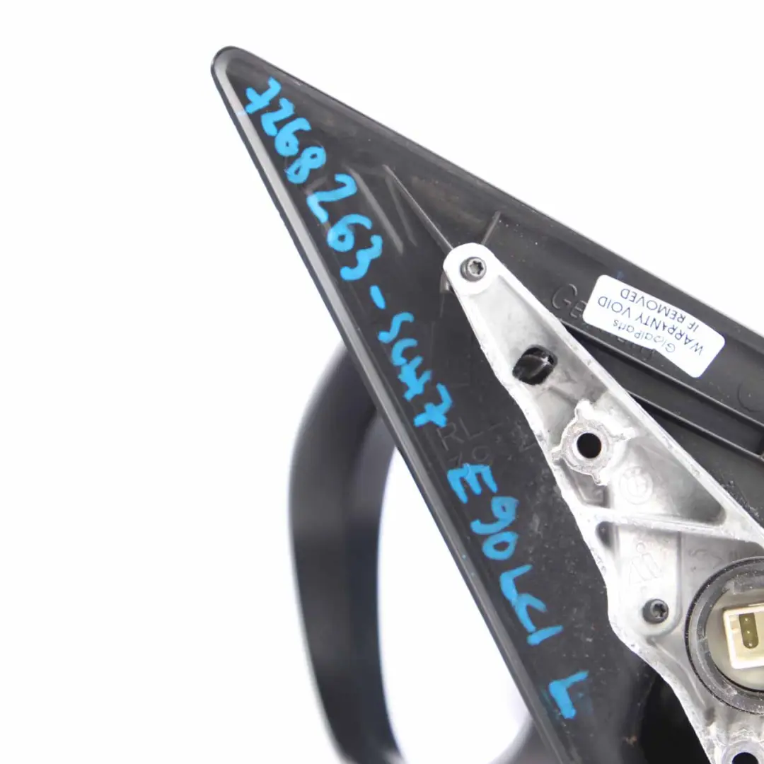 Wing Mirror Door BMW E90 E91 LCI 6 Heated Left N/S Schwarz 2 Black 668 to with Part number 7268263 Wing Mirror Door BMW E90 E91 LCI 6 Heated Left N/S Schwarz 2 Black 668 - SKU rhd-7268263-SCH7 - Part number 7268263