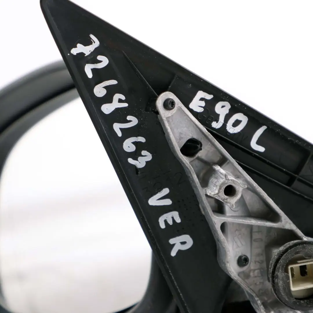 Heated Left N/S Wing Mirror Vermilion Red Metallic A82 to BMW 3 Series E90 E91 LCI with Part number 7268263 BMW 3 Series E90 E91 LCI Heated Left N/S Wing Mirror Vermilion Red Metallic A82 - SKU rhd-7268263-VER - Part number 7268263