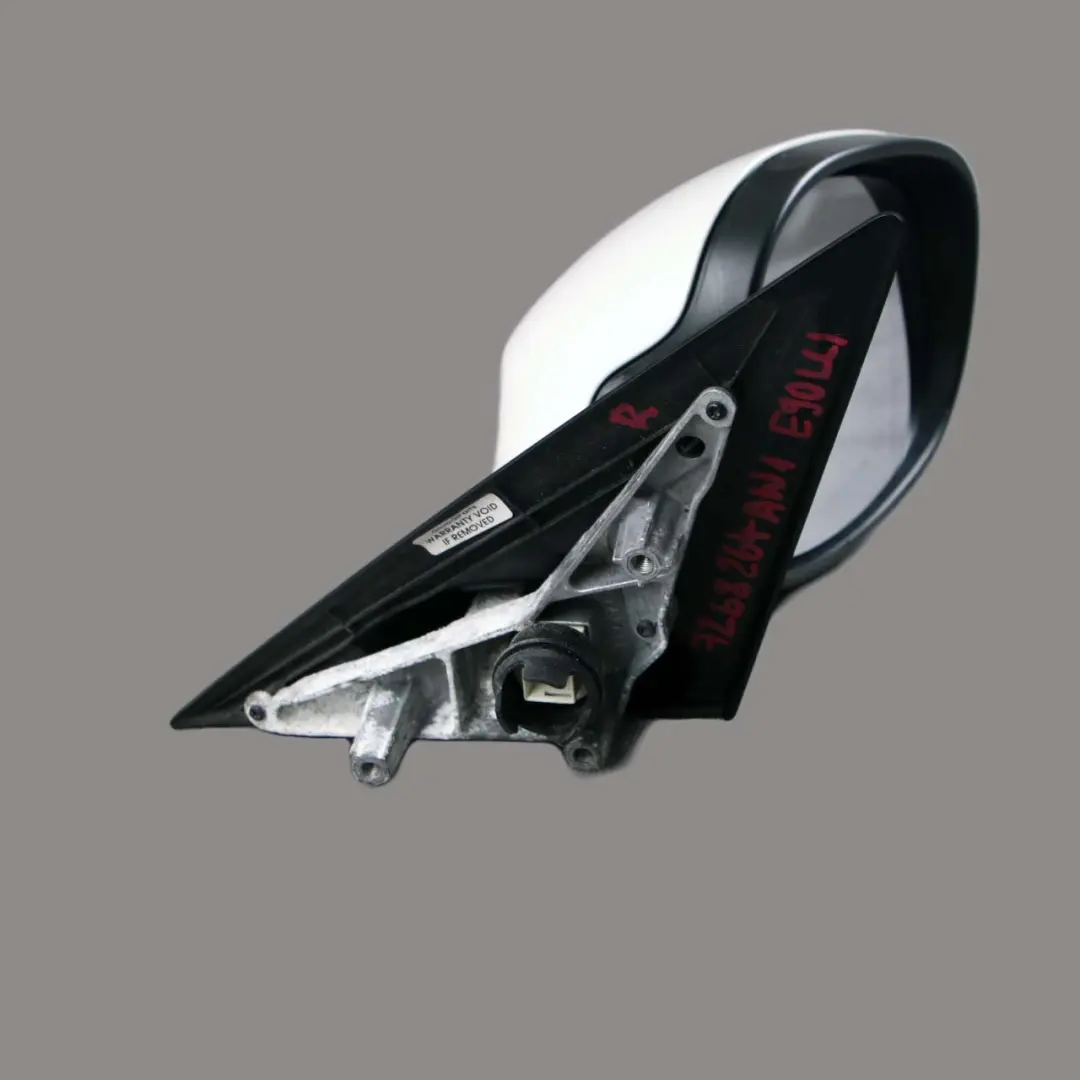  Door Wing Mirror BMW E90 E91 LCI Heated Right O/S Alpinweiss Alpine White 300 - SKU rhd-7268264-AW1 - Part number 7268264