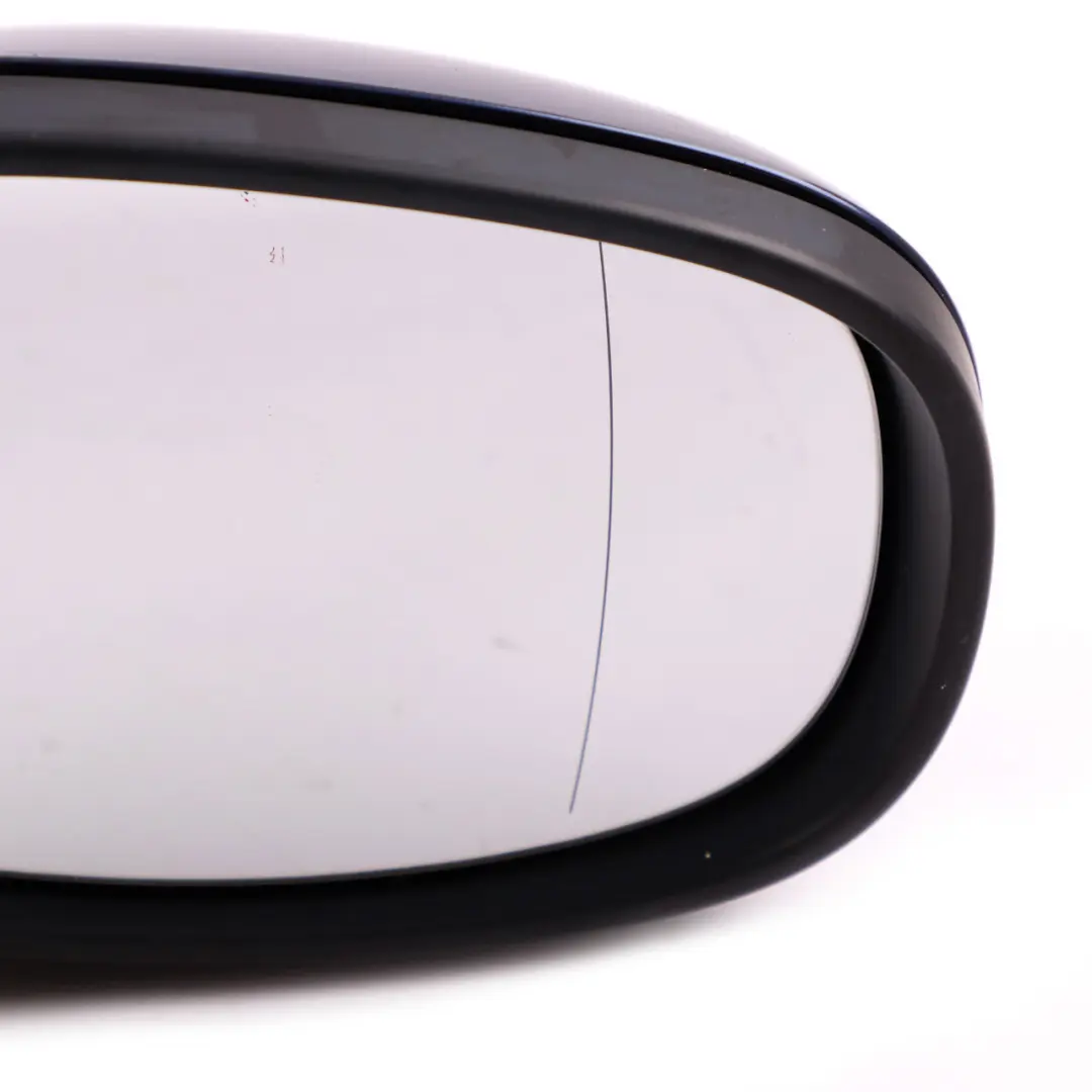 Heated Right Wing Mirror O/S Tiefseeblau Deep Sea Blue to BMW 3 Series 1 E90 LCI with Part number 7268264 BMW 3 Series 1 E90 LCI Heated Right Wing Mirror O/S Tiefseeblau Deep Sea Blue - SKU rhd-7268264-DSB1 - Part number 7268264