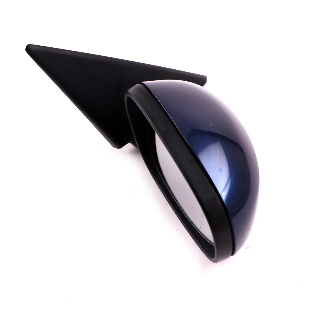 Heated Right Wing Mirror O/S Tiefseeblau Deep Sea Blue to BMW 3 Series 1 E90 LCI with Part number 7268264 BMW 3 Series 1 E90 LCI Heated Right Wing Mirror O/S Tiefseeblau Deep Sea Blue - SKU rhd-7268264-DSB1 - Part number 7268264