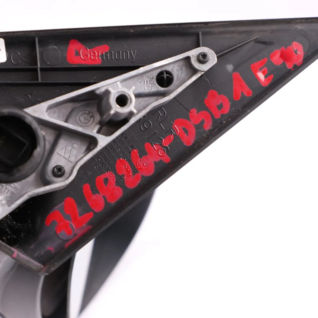 Heated Right Wing Mirror O/S Tiefseeblau Deep Sea Blue to BMW 3 Series 1 E90 LCI with Part number 7268264 BMW 3 Series 1 E90 LCI Heated Right Wing Mirror O/S Tiefseeblau Deep Sea Blue - SKU rhd-7268264-DSB1 - Part number 7268264