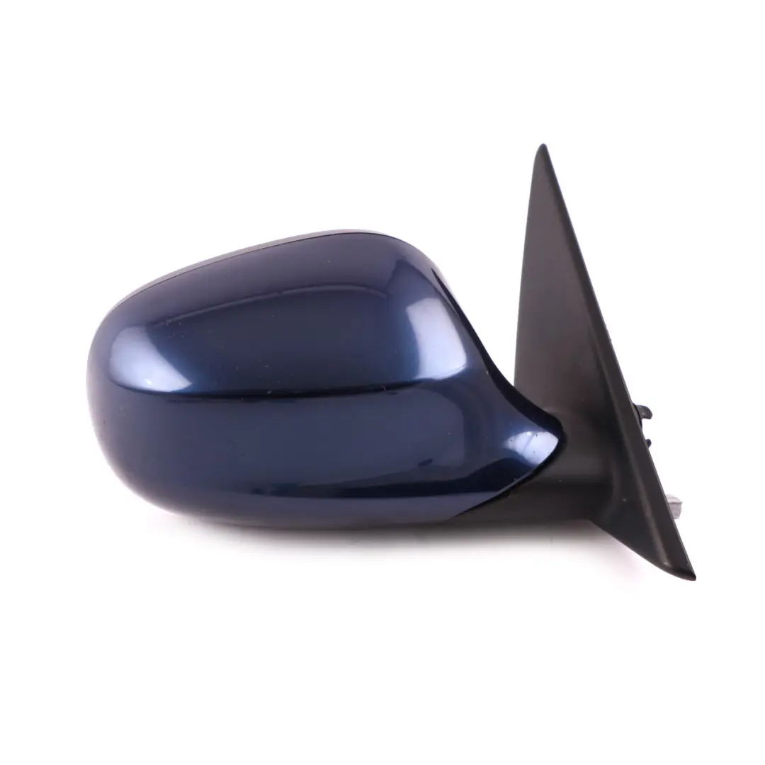 BMW 3 Series 1 E90 LCI Heated Right Wing Mirror O/S Tiefseeblau Deep Sea Blue - SKU rhd-7268264-DSB1 - Part number 7268264