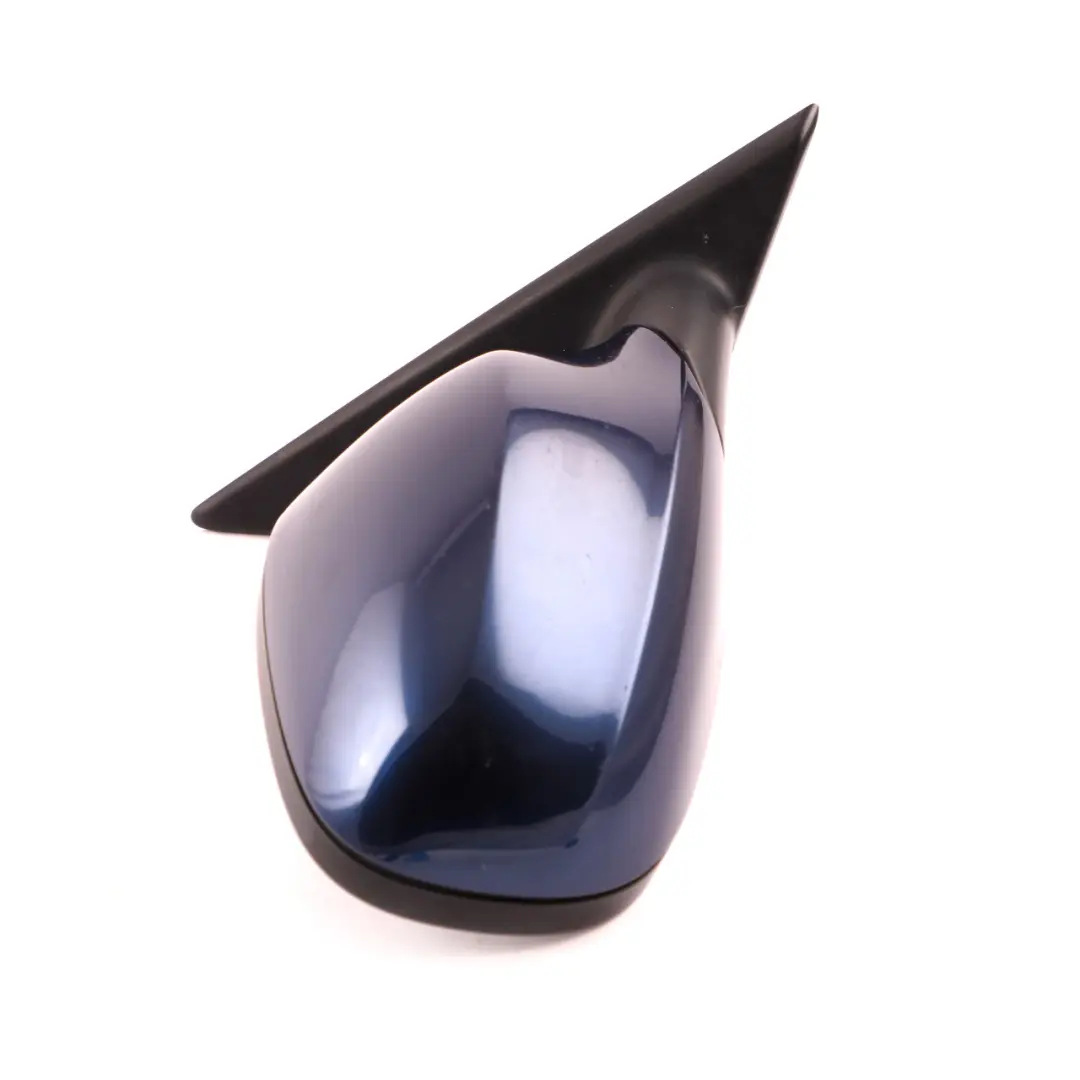 Heated Right Wing Mirror O/S Tiefseeblau Deep Sea Blue to BMW 3 Series 1 E90 LCI with Part number 7268264 BMW 3 Series 1 E90 LCI Heated Right Wing Mirror O/S Tiefseeblau Deep Sea Blue - SKU rhd-7268264-DSB1 - Part number 7268264