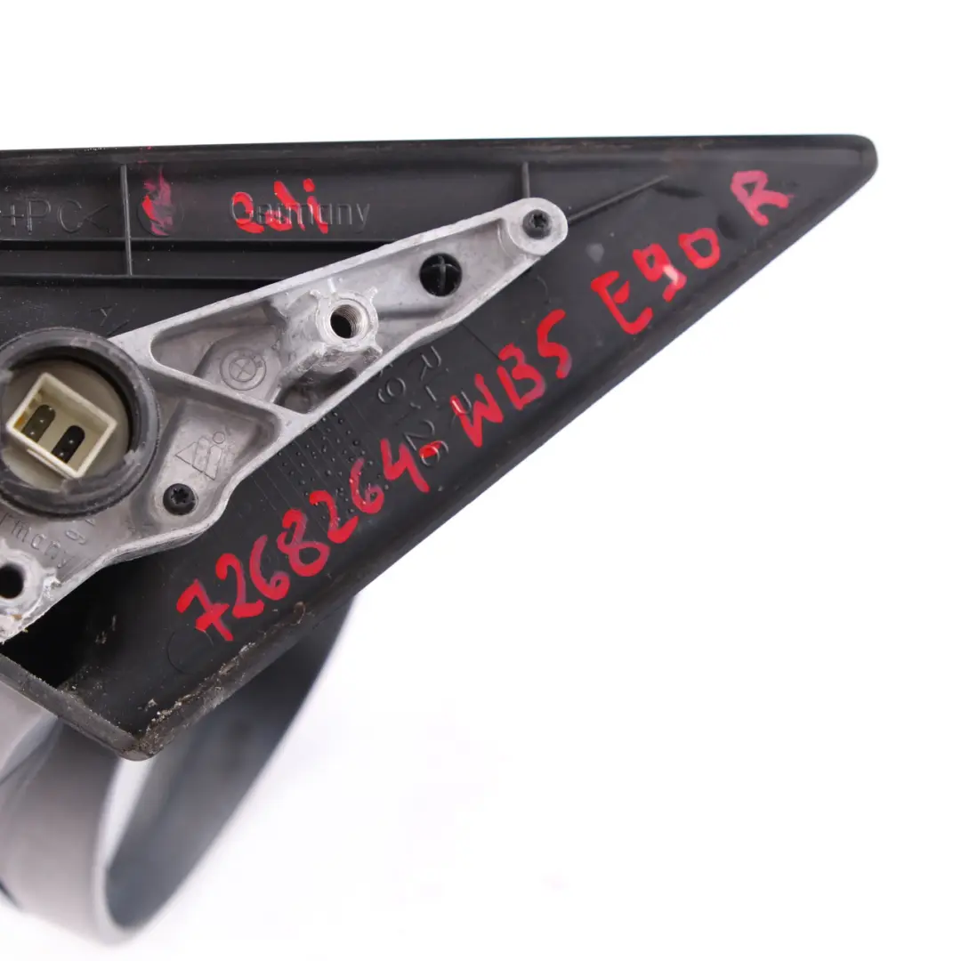 Wing Mirror Door BMW E90 E91 LCI 5 Heated Right O/S Blue Water Metallic 896 to with Part number 7268264 Wing Mirror Door BMW E90 E91 LCI 5 Heated Right O/S Blue Water Metallic 896 - SKU rhd-7268264-WB5 - Part number 7268264