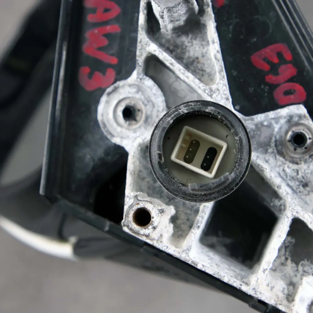 High Gloss Left Wing Mirror N/S Alpinweiss White to BMW 3 Series 3 E90 LCI M Sport with Part number 7268279 BMW 3 Series 3 E90 LCI M Sport High Gloss Left Wing Mirror N/S Alpinweiss White - SKU rhd-7268279-AW3 - Part number 7268279