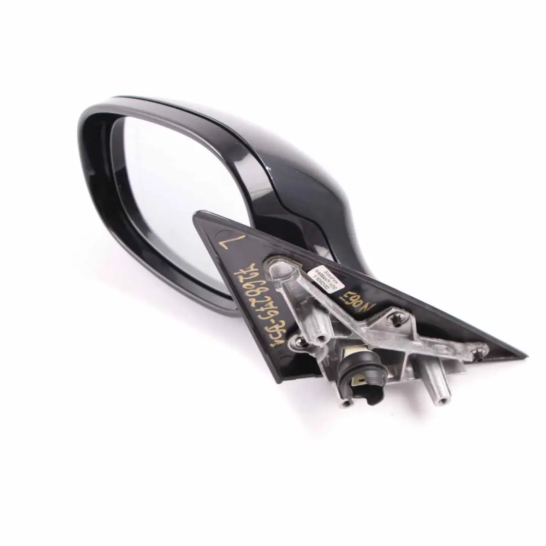 Wing Mirror BMW E90 E91 LCI M Sport Heated Left N/S Black Sapphire to with Part number 7268279 Wing Mirror BMW E90 E91 LCI M Sport Heated Left N/S Black Sapphire - SKU rhd-7268279-BS1 - Part number 7268279