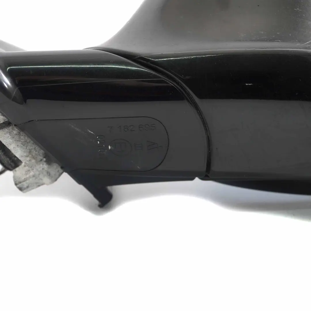  Wing Mirror BMW E90 LCI M Sport High Gloss Left Door Schwarz 2 Black 668 - SKU rhd-7268279-SCH - Part number 7268279