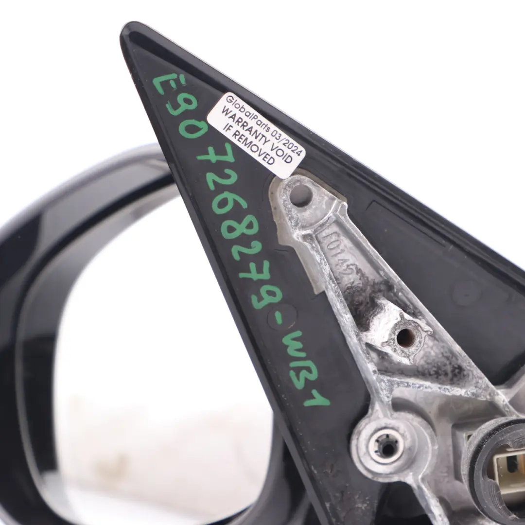 Wing Mirror BMW E90 E91 LCI M Sport High Gloss Left N/S Blue Water Metallic 896 to with Part number 7268279 Wing Mirror BMW E90 E91 LCI M Sport High Gloss Left N/S Blue Water Metallic 896 - SKU rhd-7268279-WB1 - Part number 7268279