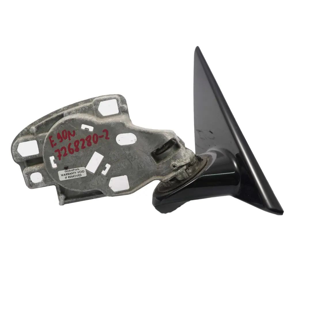 Wing Mirror BMW E90 E91 LCI M Sport High Gloss Heated Right O/S Base to with Part number 7268280 Wing Mirror BMW E90 E91 LCI M Sport High Gloss Heated Right O/S Base - SKU rhd-7268280-2 - Part number 7268280