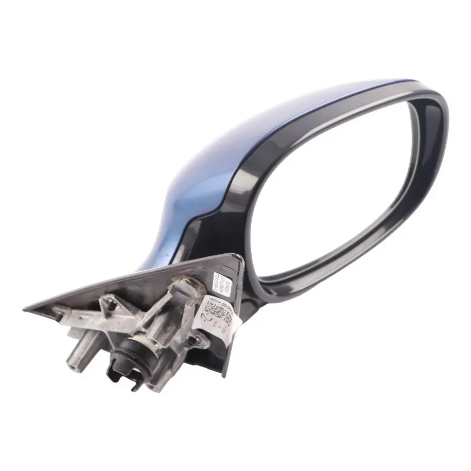 BMW E90 LCI M Sport High Gloss Right Wing Mirror O/S Le Mans Blau Blue 381 - SKU rhd-7268280-LMB - Part number 7268280