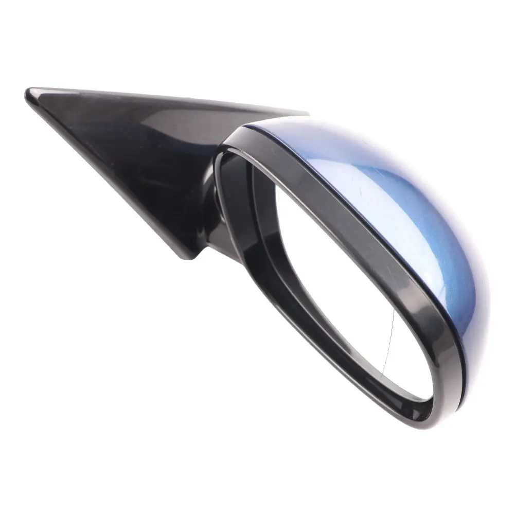 BMW E90 LCI M Sport High Gloss Right Wing Mirror O/S Le Mans Blau Blue 381 - SKU rhd-7268280-LMB - Part number 7268280