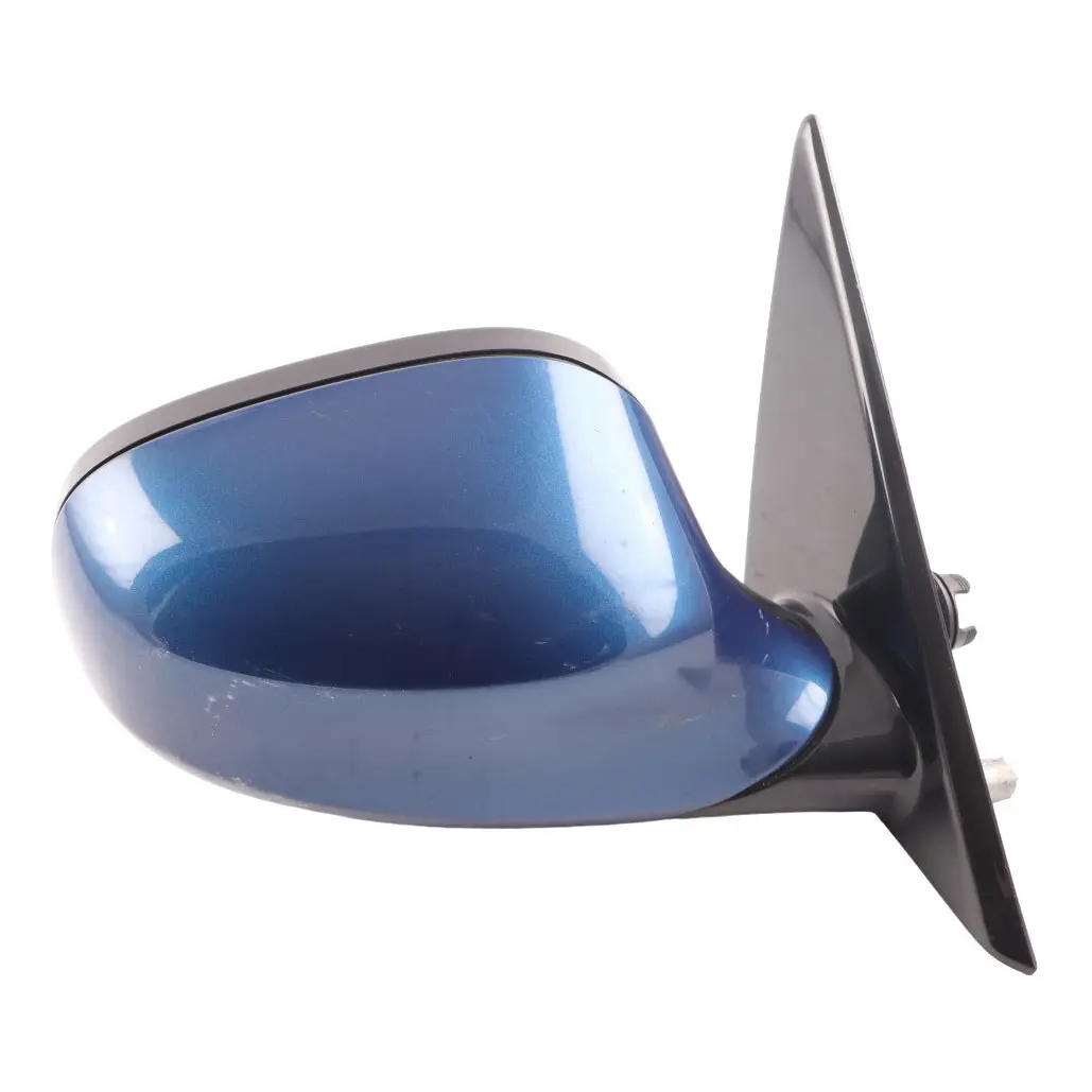 BMW E90 LCI M Sport High Gloss Right Wing Mirror O/S Le Mans Blau Blue 381 - SKU rhd-7268280-LMB - Part number 7268280