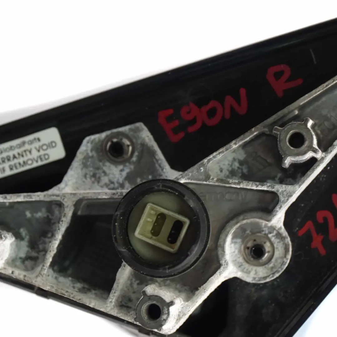 Wing Mirror BMW E90 LCI M Sport High Gloss Right O/S Schwarz 2 Black 668 to with Part number 7268280 Wing Mirror BMW E90 LCI M Sport High Gloss Right O/S Schwarz 2 Black 668 - SKU rhd-7268280-SCH - Part number 7268280