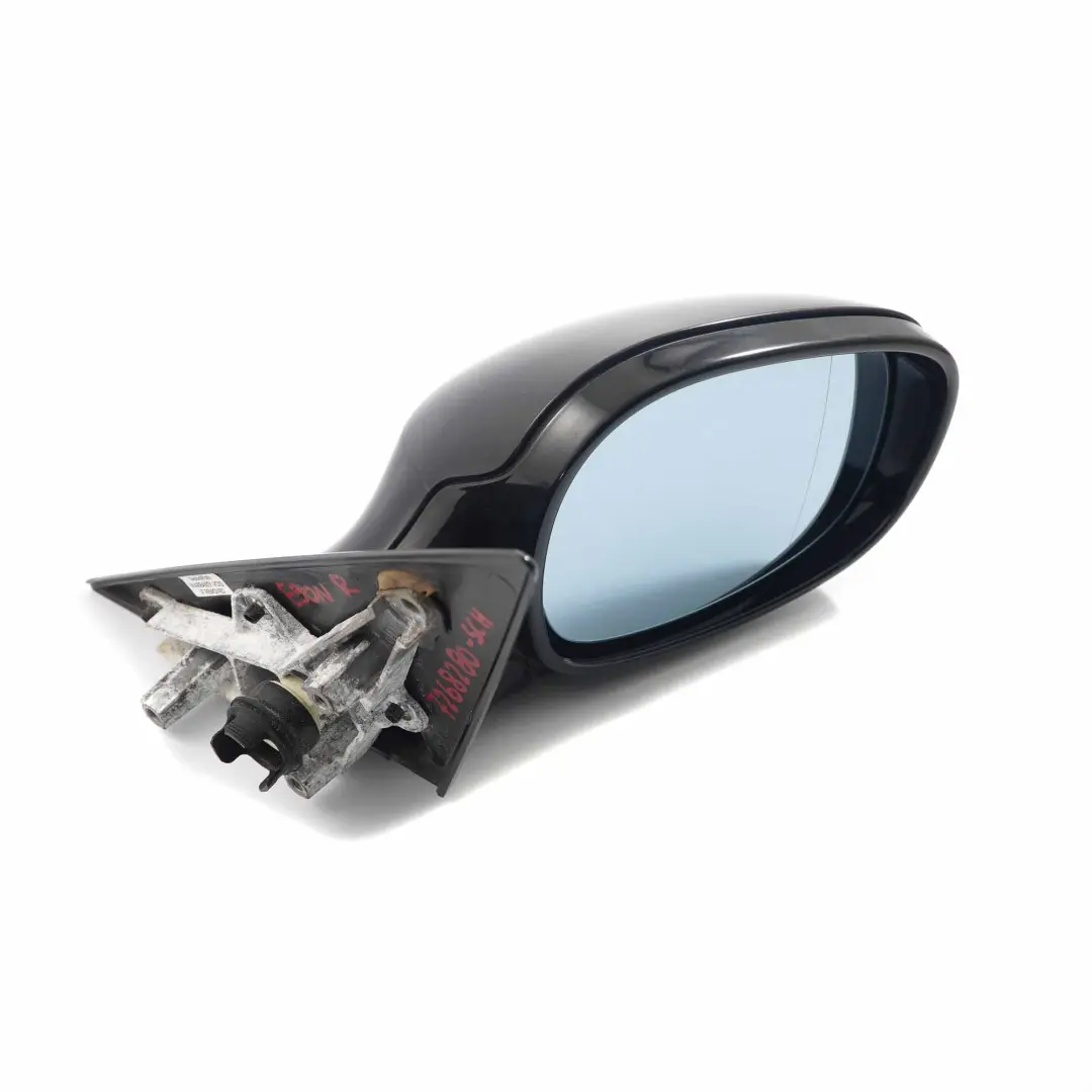  Wing Mirror BMW E90 LCI M Sport High Gloss Right O/S Schwarz 2 Black 668 - SKU rhd-7268280-SCH - Part number 7268280