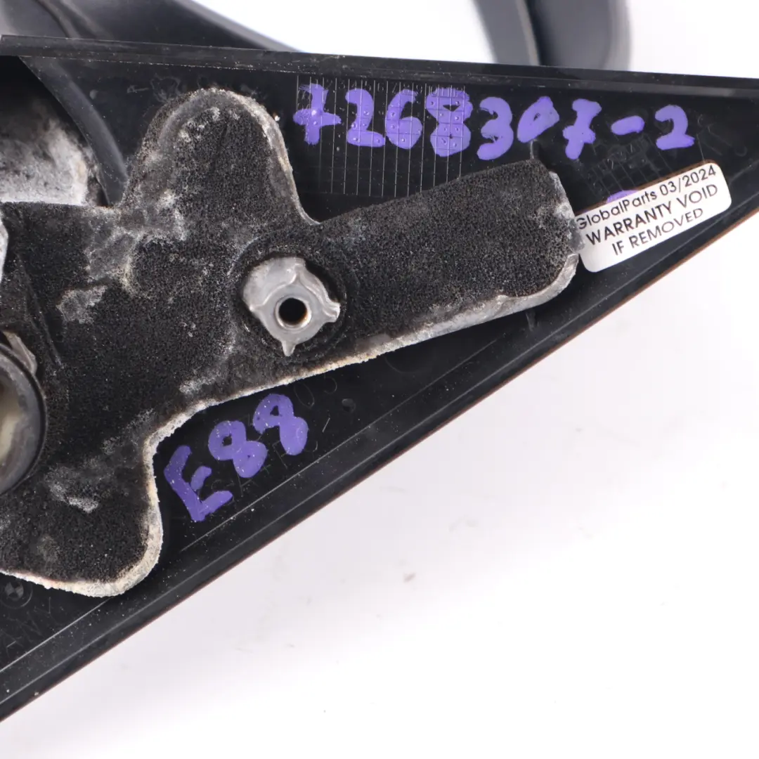 Outside Left Base Wing Mirror N/S to BMW E81 E82 E88 with Part number 7268307 BMW E81 E82 E88 Outside Left Base Wing Mirror N/S - SKU rhd-7268307-2 - Part number 7268307