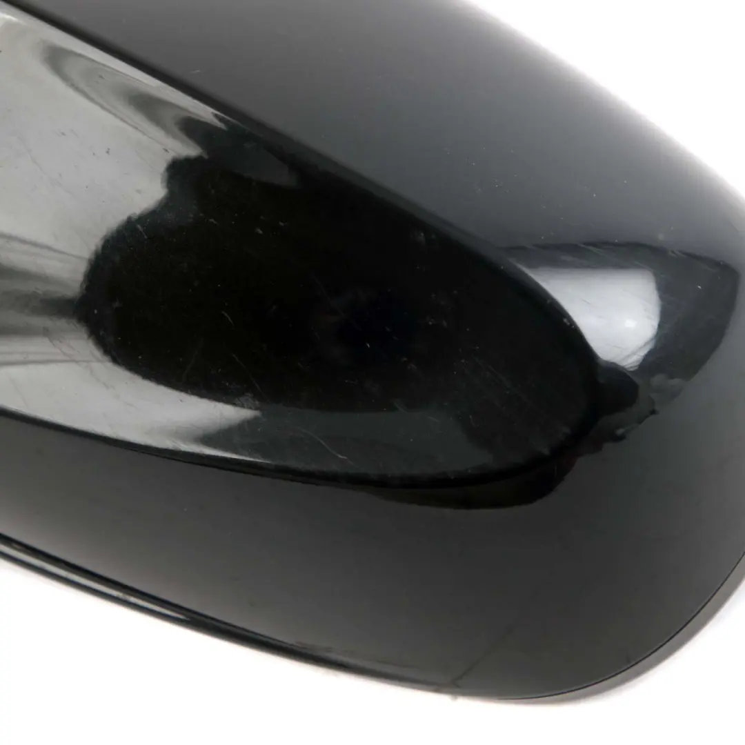 BMW 1 Series 1 E81 E82 Heated Left Wing Mirror N/S Black Sapphire Metallic 475 - SKU rhd-7268307-BS1 - Part number 7268307