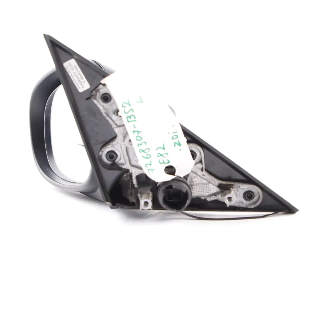 Wing Mirror BMW E81 E82 E88 Left Door N/S Black Sapphire Metallic - 475 3 Pins to with Part number 7268307 Wing Mirror BMW E81 E82 E88 Left Door N/S Black Sapphire Metallic - 475 3 Pins - SKU rhd-7268307-BS2 - Part number 7268307