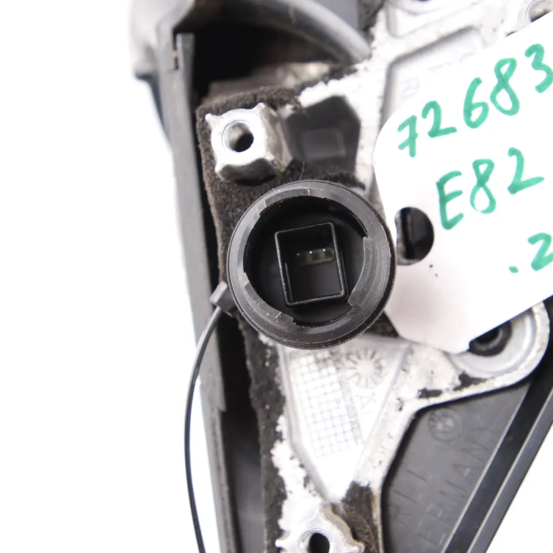 Wing Mirror BMW E81 E82 E88 Left Door N/S Black Sapphire Metallic - 475 3 Pins to with Part number 7268307 Wing Mirror BMW E81 E82 E88 Left Door N/S Black Sapphire Metallic - 475 3 Pins - SKU rhd-7268307-BS2 - Part number 7268307