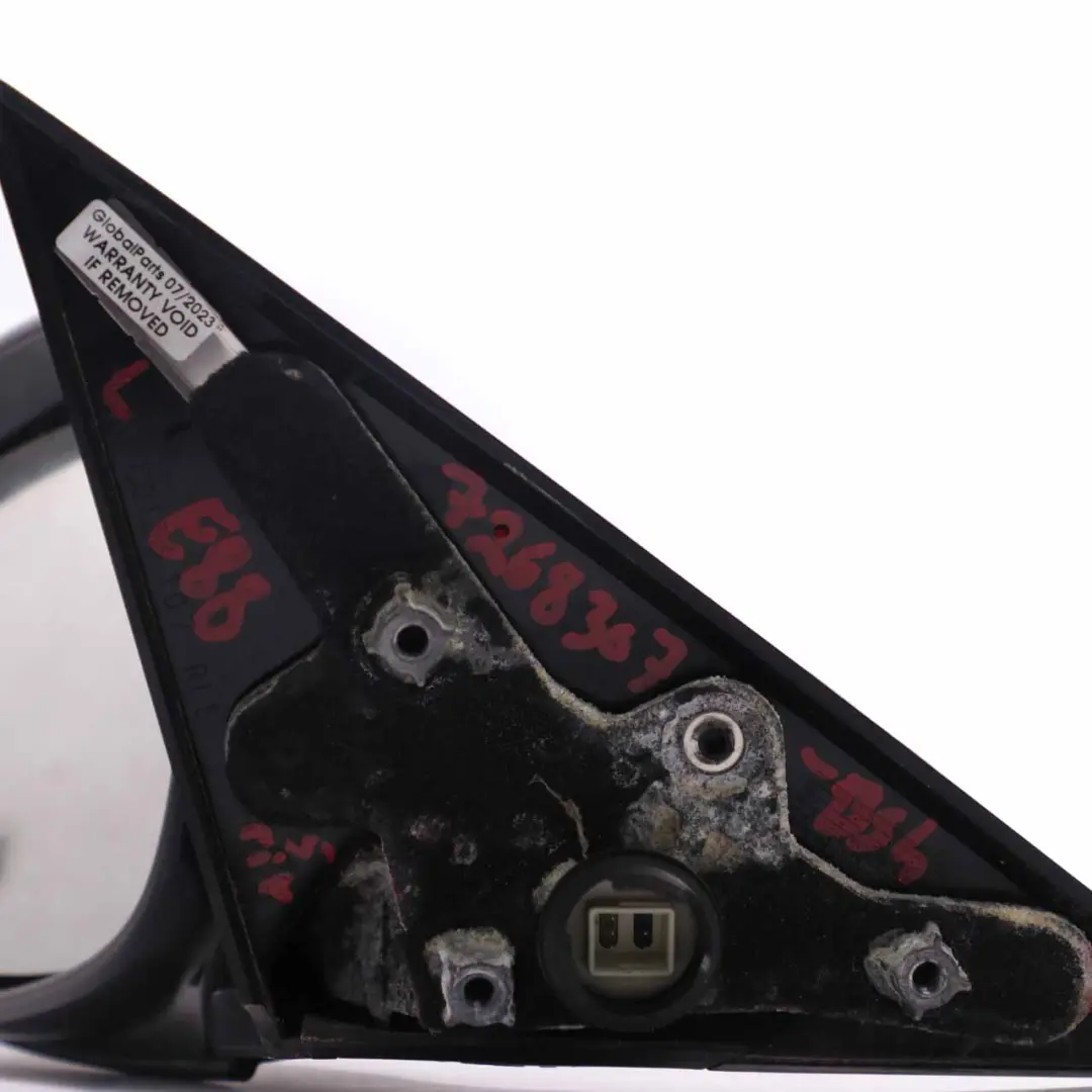  Wing Mirror BMW E81 E82 E88 Left Door N/S Heated Black Sapphire - 475 5 Pins - SKU rhd-7268307-BS4 - Part number 7268307