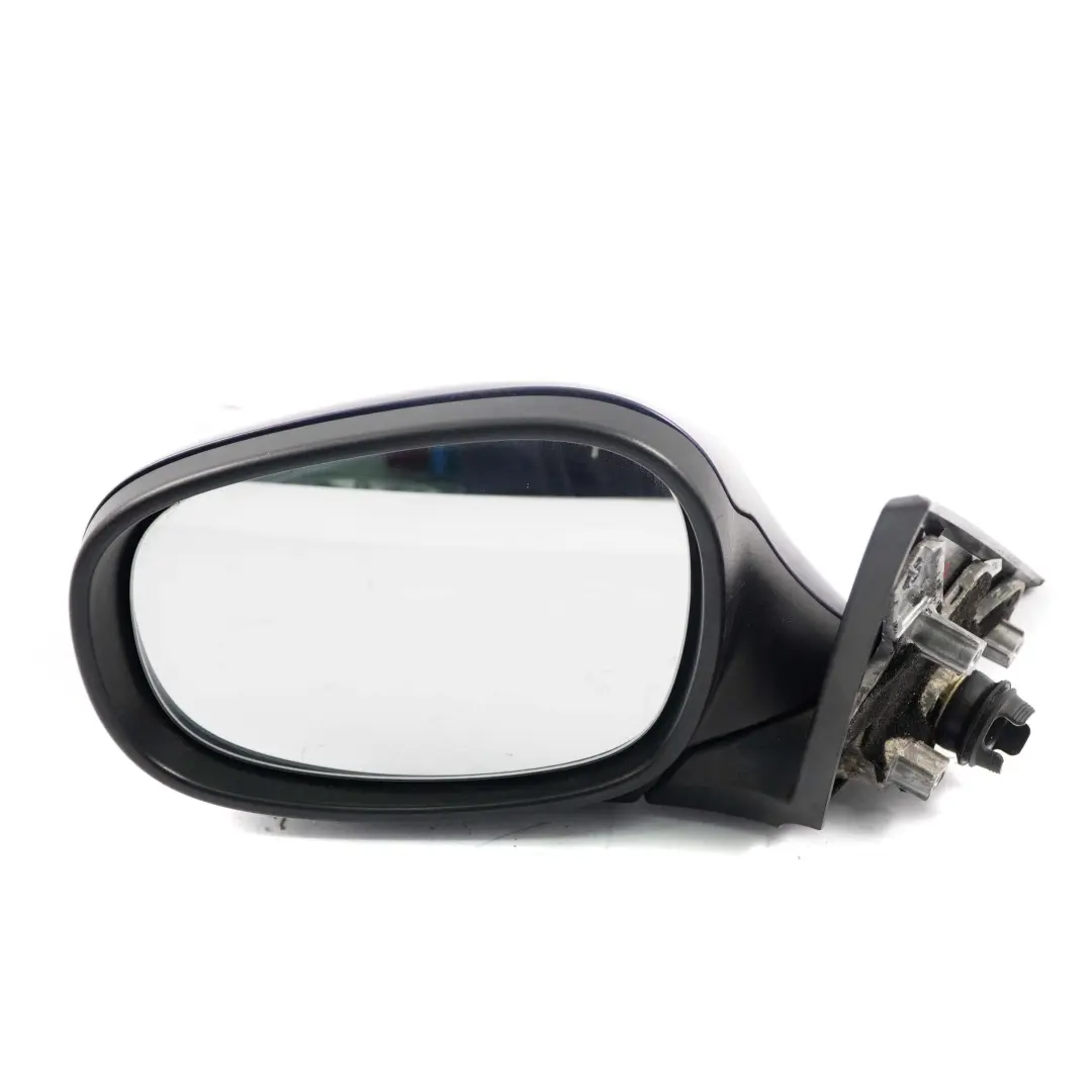 Heated Left Wing Mirror N/S Tiefseeblau Deep Sea Blue A76 to BMW E81 E82 E88 with Part number 7268307 BMW E81 E82 E88 Heated Left Wing Mirror N/S Tiefseeblau Deep Sea Blue A76 - SKU RHD-7268307-DSB - Part number 7268307