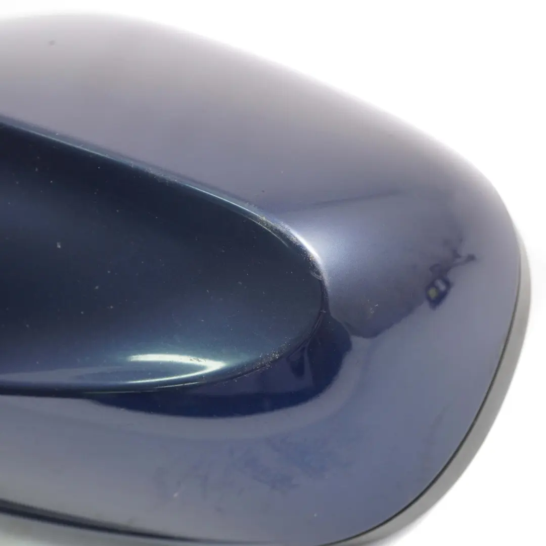 Heated Left Wing Mirror N/S Tiefseeblau Deep Sea Blue A76 to BMW E81 E82 E88 with Part number 7268307 BMW E81 E82 E88 Heated Left Wing Mirror N/S Tiefseeblau Deep Sea Blue A76 - SKU RHD-7268307-DSB - Part number 7268307