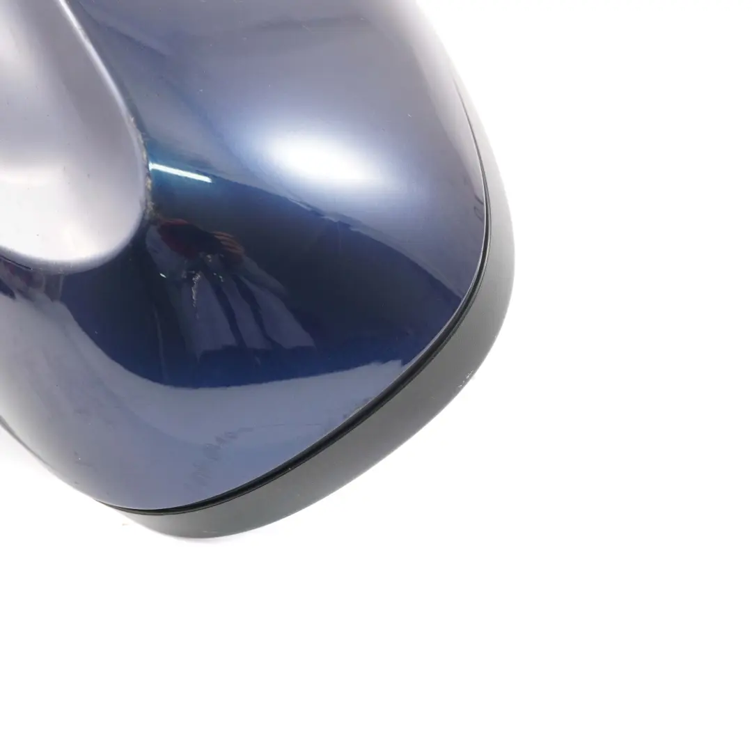 BMW E81 E82 E88 Heated Left Wing Mirror N/S Tiefseeblau Deep Sea Blue A76 - SKU RHD-7268307-DSB - Part number 7268307