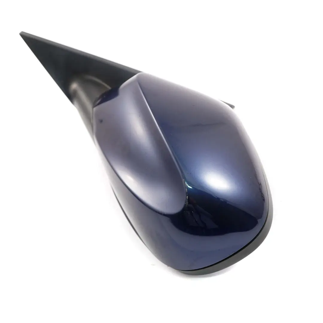 Heated Left Wing Mirror N/S Tiefseeblau Deep Sea Blue A76 to BMW E81 E82 E88 with Part number 7268307 BMW E81 E82 E88 Heated Left Wing Mirror N/S Tiefseeblau Deep Sea Blue A76 - SKU RHD-7268307-DSB - Part number 7268307