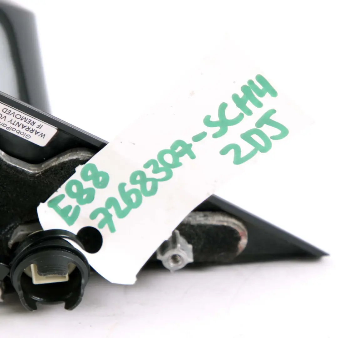  Door Wing Mirror BMW E81 E82 E88 4 Heated Left N/S Schwarz 2 Black 668 - SKU rhd-7268307-SCH4 - Part number 7268307