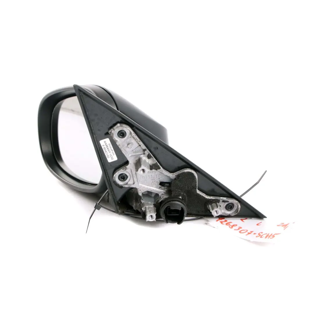  Wing Mirror BMW E81 E82 E88 5 Outside Left N/S Door Schwarz 2 Black 668 - SKU rhd-7268307-SCH5 - Part number 7268307