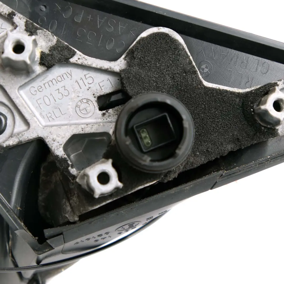  Wing Mirror BMW E81 E82 E88 5 Outside Left N/S Door Schwarz 2 Black 668 - SKU rhd-7268307-SCH5 - Part number 7268307