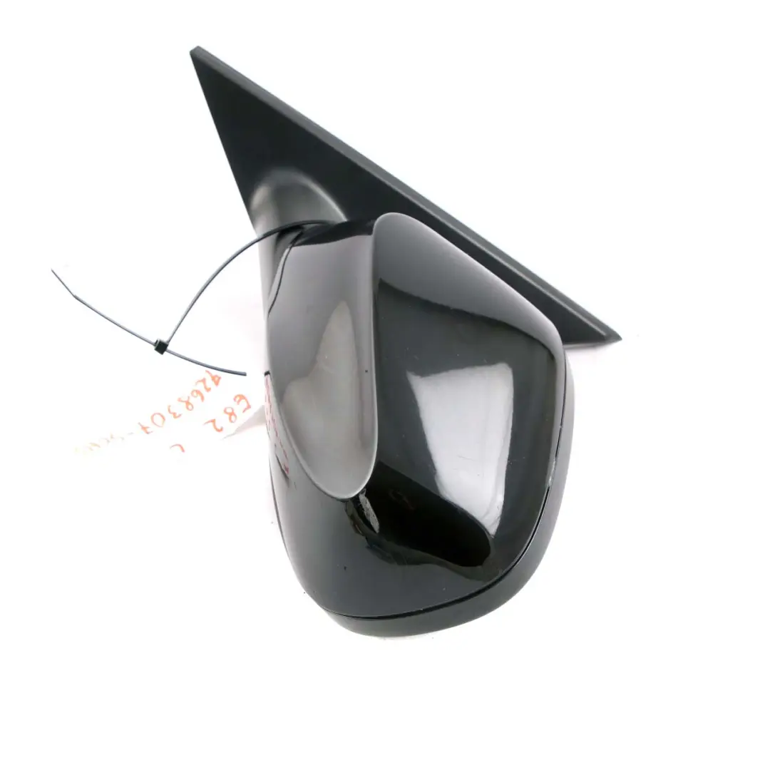  Wing Mirror BMW E81 E82 E88 5 Outside Left N/S Door Schwarz 2 Black 668 - SKU rhd-7268307-SCH5 - Part number 7268307