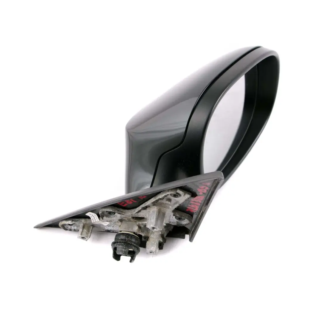 Right Wing Mirror O/S Black Sapphire Metallic 475 to BMW 1 Series 2 E81 E82 E88 with Part number 7268308 BMW 1 Series 2 E81 E82 E88 Right Wing Mirror O/S Black Sapphire Metallic 475 - SKU rhd-7268308-BS2 - Part number 7268308