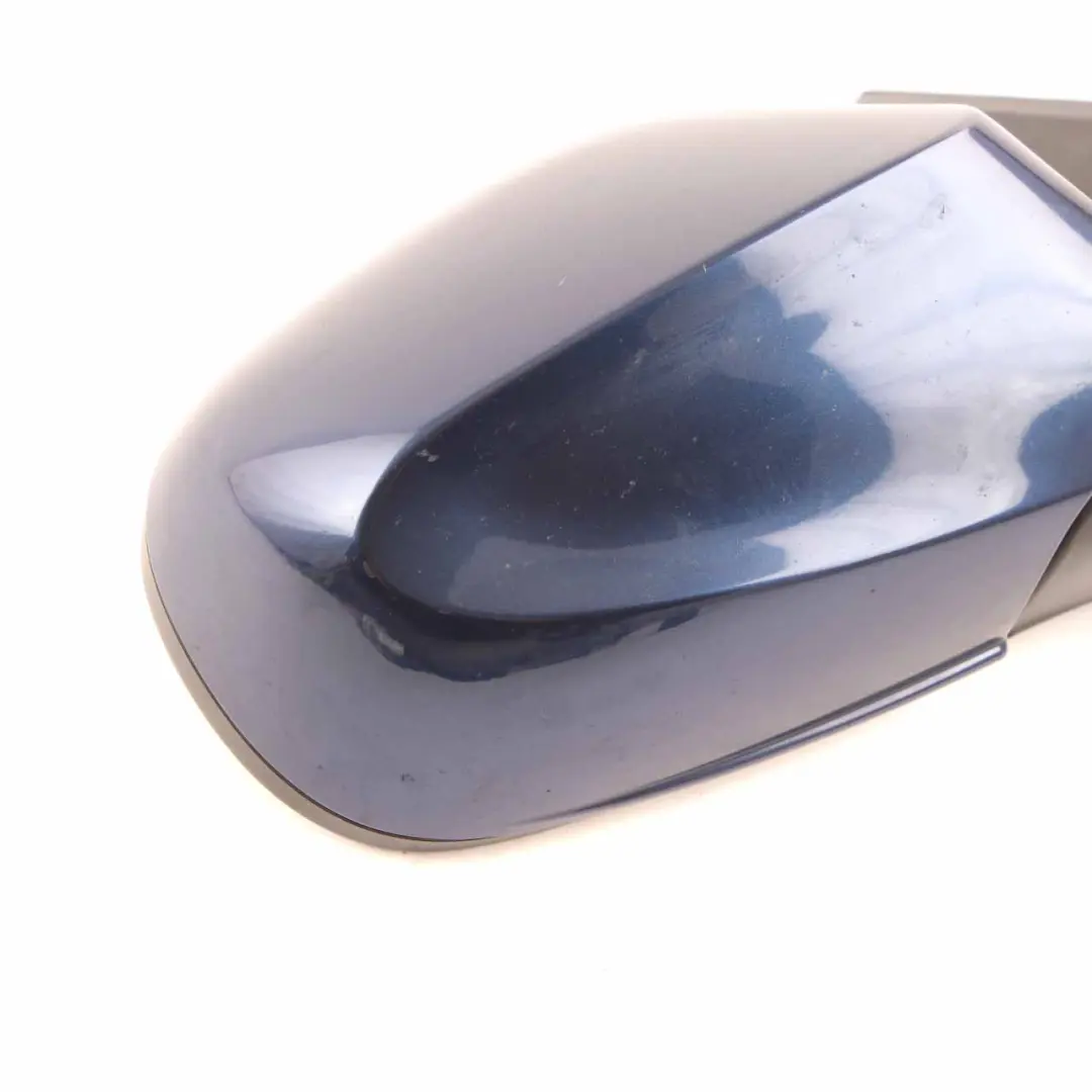  Wing Mirror BMW E81 E82 E88 Door Right O/S 3 Pins Tiefseeblau Deep Sea Blue A76 - SKU rhd-7268308-DSB1 - Part number 7268308