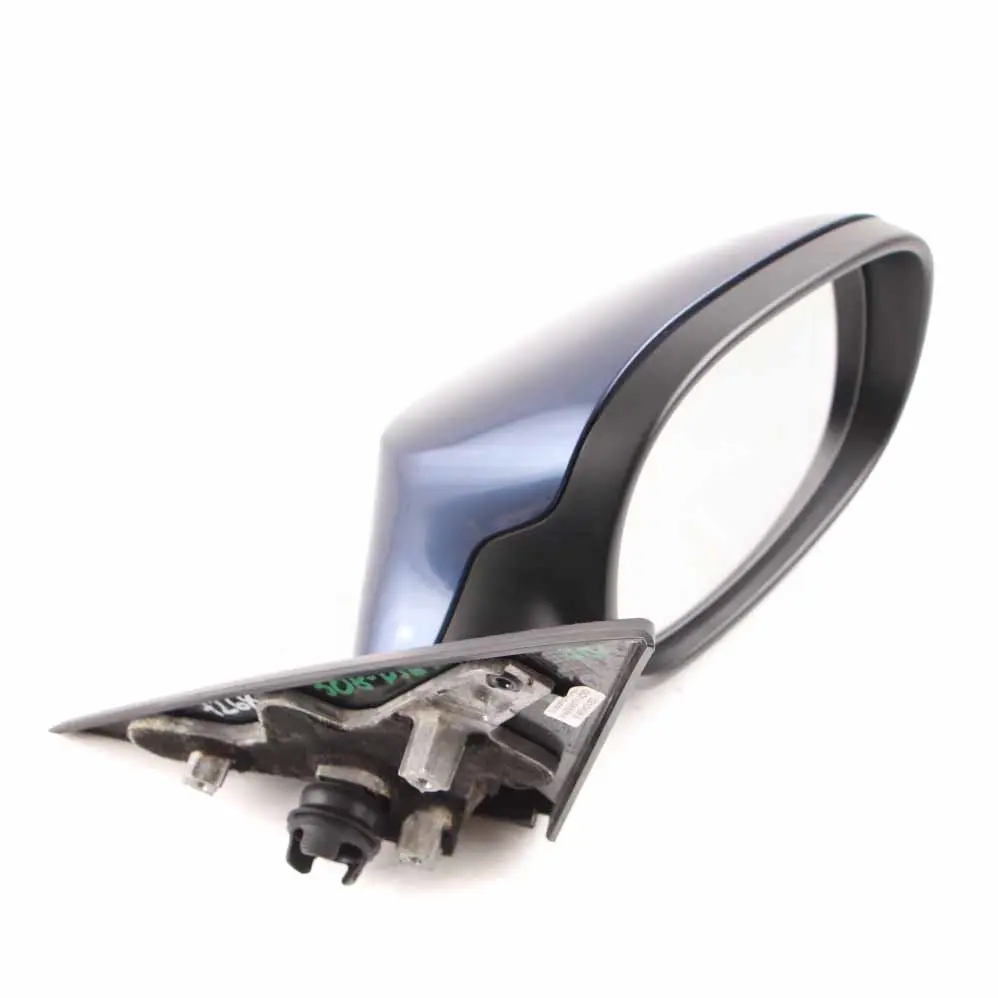  Wing Mirror BMW E81 E82 E88 Door Right O/S 3 Pins Tiefseeblau Deep Sea Blue A76 - SKU rhd-7268308-DSB1 - Part number 7268308